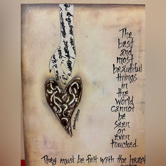 2/$15 - Hand-Painted Wall Art | Helen Keller Quote | Rhonda Kullberg Design - Picture 3 of 8